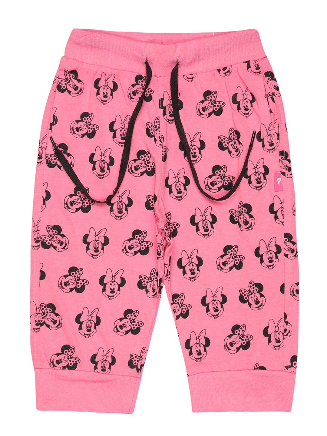 

Bodycare Girls Minnie Mouse Cotton Printed Capris, Pink