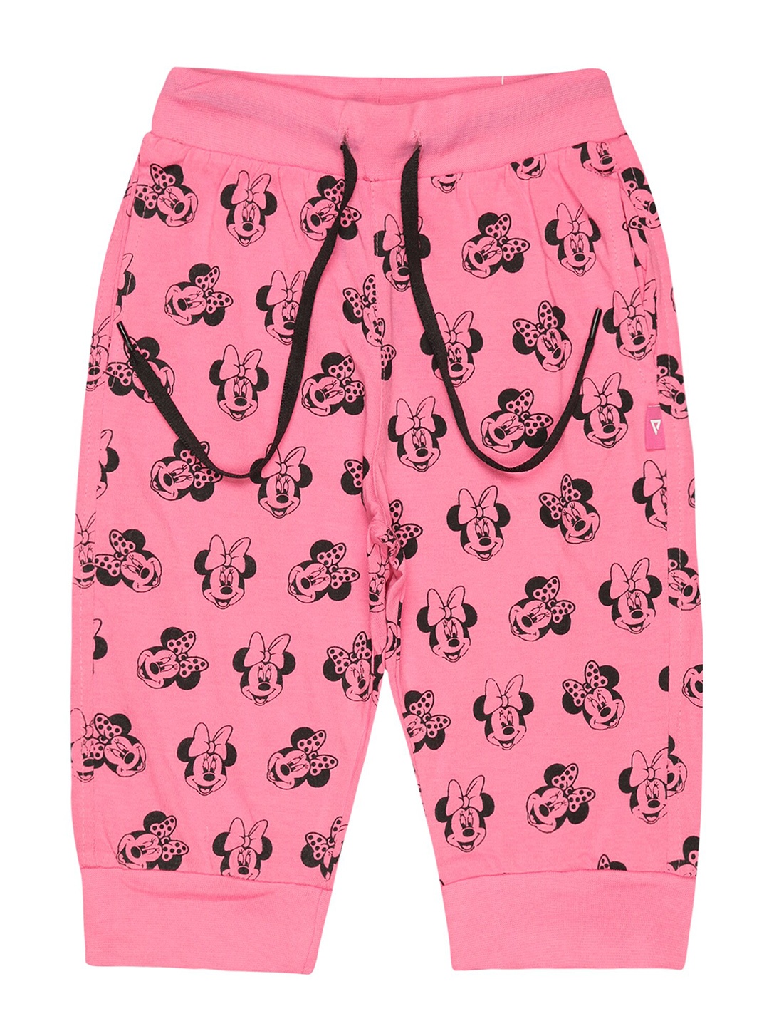 

Bodycare Girls Minnie Mouse Cotton Printed Capris, Pink