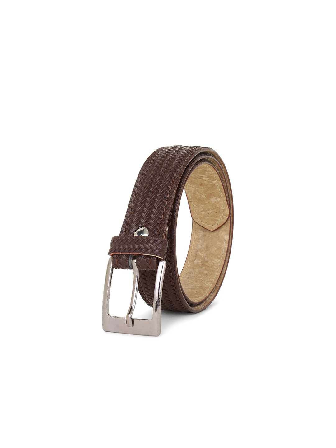 

Zacharias Boys Braided Slim Belt, Brown