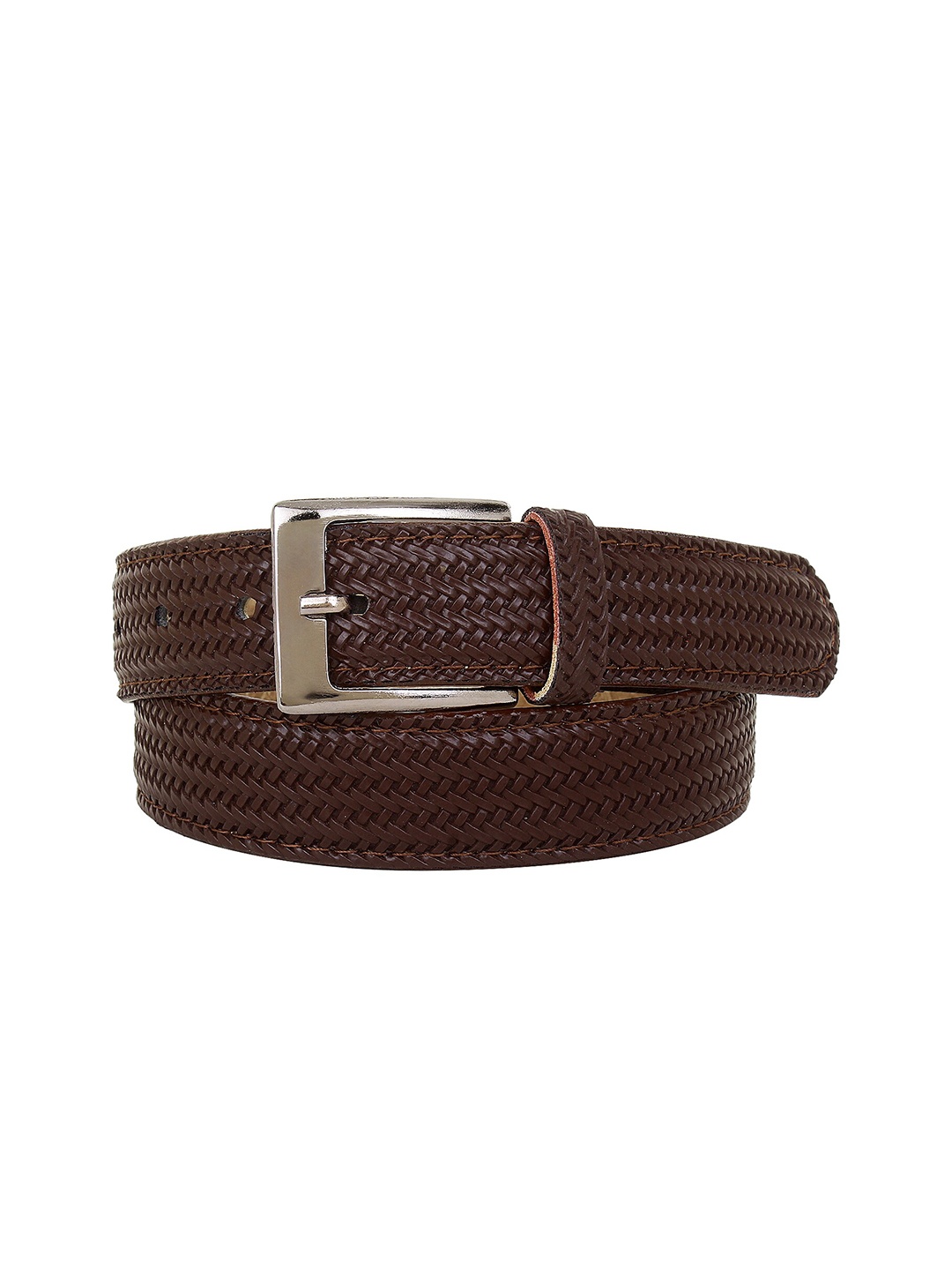 

Zacharias Boys Braided Slim Belt, Brown