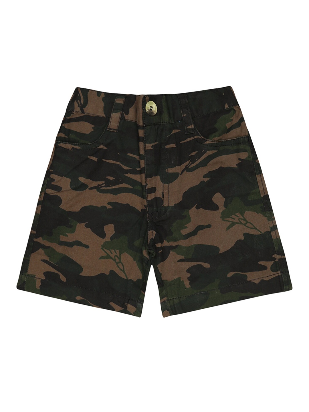 

Bodycare Kids Boys Camouflage Printed Shorts, Green