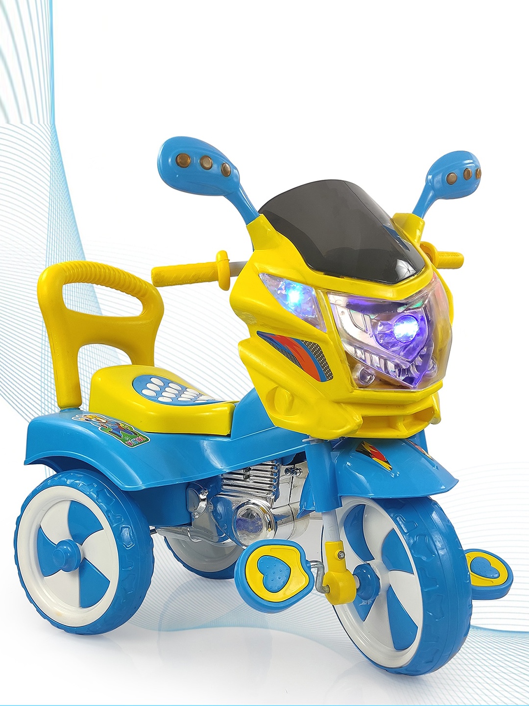 

Dash Kids Victor Tricycle With Seat Storage & Light & Music, Blue