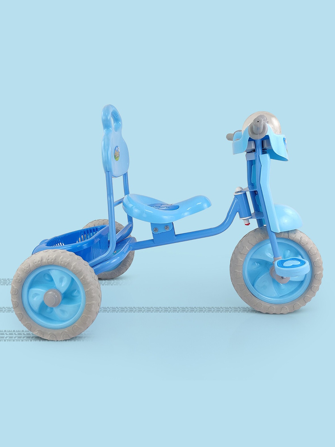 

Dash Kids Archana Vega Musical Tricycle with Handle,Storage Basket and Lights, Blue