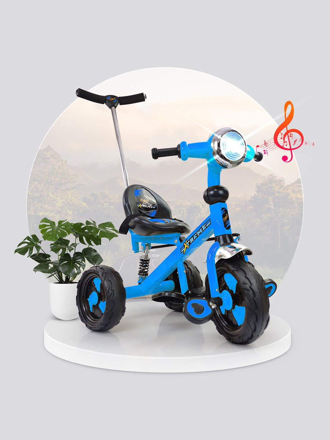 

Dash Kids Xtreme Deluxe 2 In1 Tricycle Convertible Trike, Blue