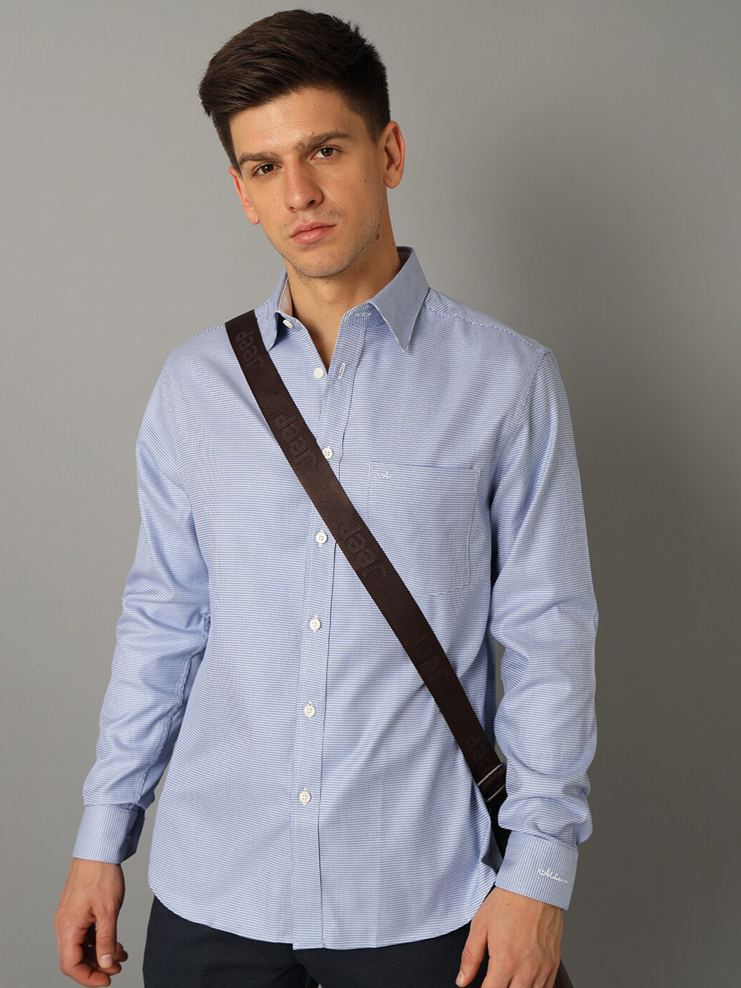 

Aldeno Comfort Striped Pure Cotton Formal Shirt, Blue