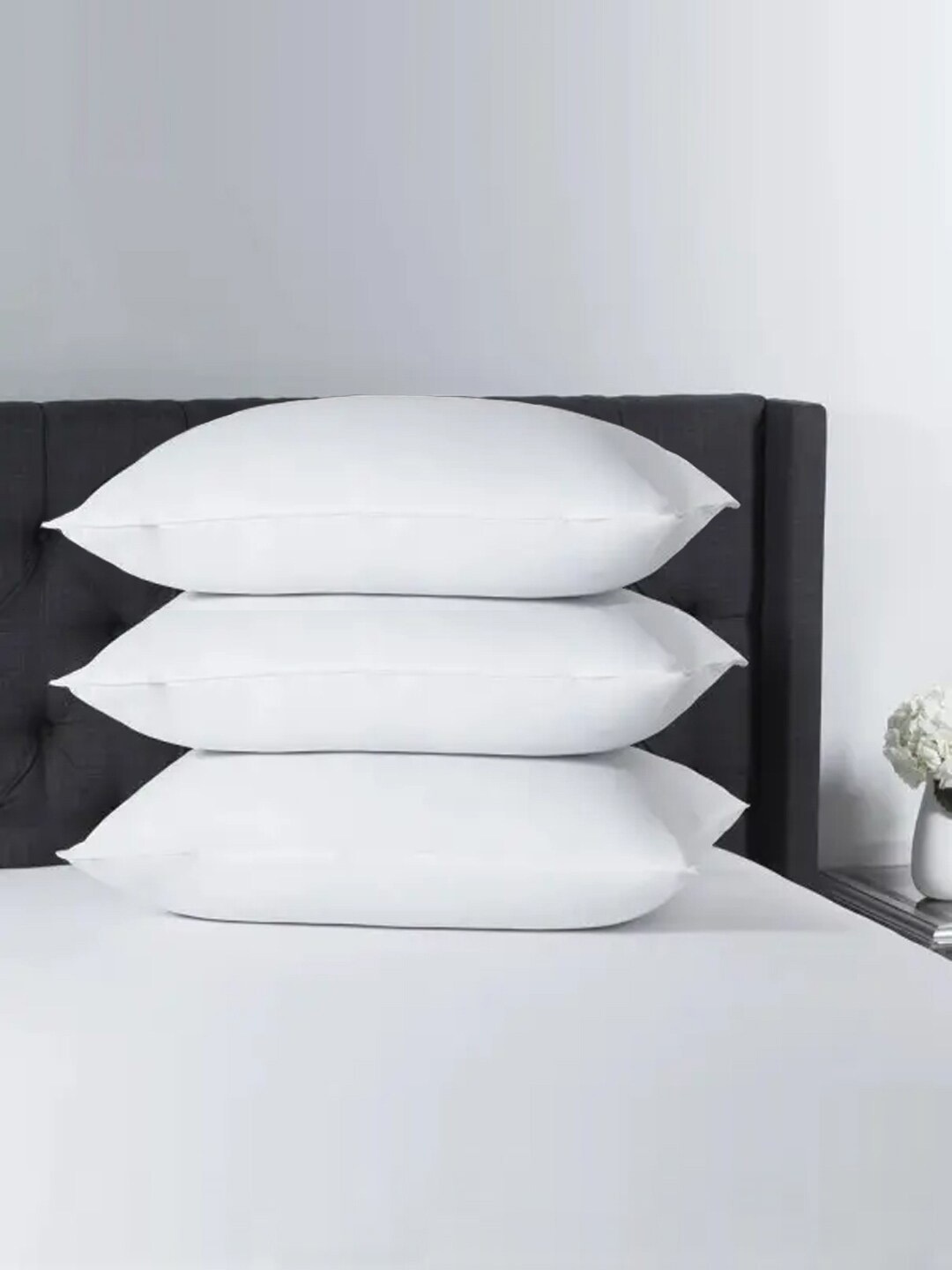 

AVI 3-Pcs White Breathable Sleeping Pillows