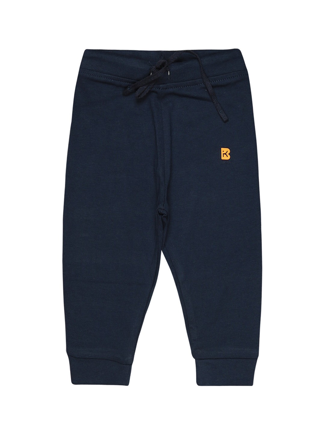 

Bodycare Infants Girls Mid-Rise Pure Cotton Joggers, Navy blue