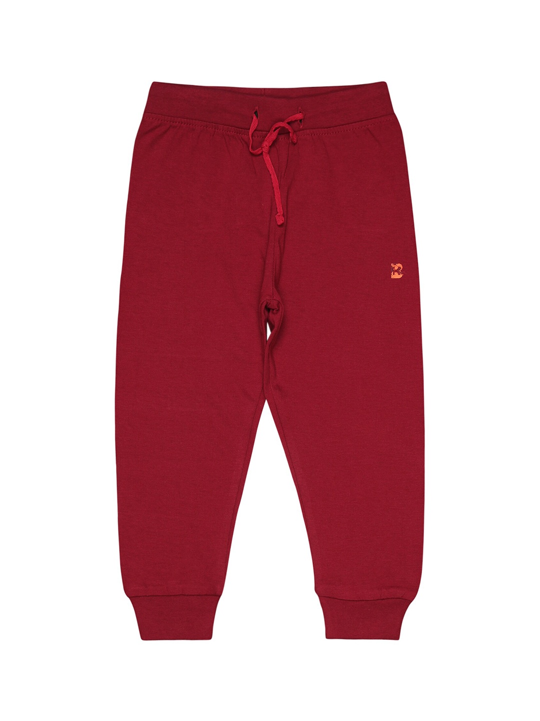 

Bodycare Infant Girls Mid-Rise Cotton Joggers, Maroon