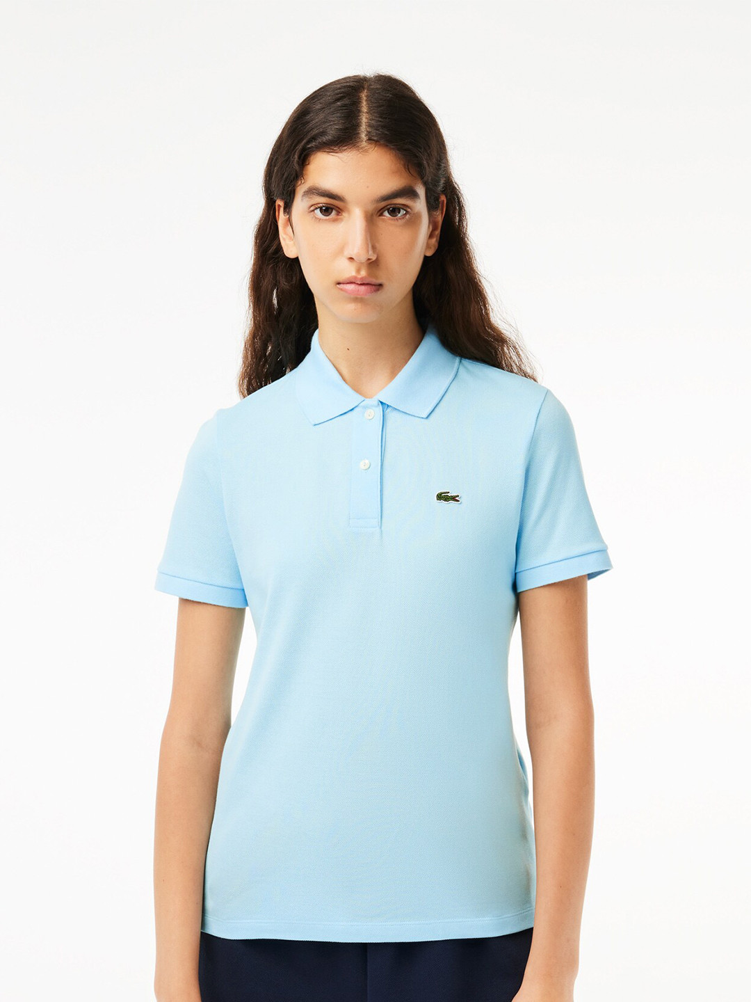 

Lacoste Polo Collar Pure Cotton T-Shirt, Blue