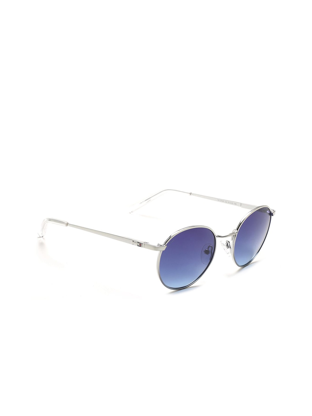 

Tommy Hilfiger Unisex Round Sunglasses with Polarized and UV Protected Lens TH 873PL C2 S, Blue