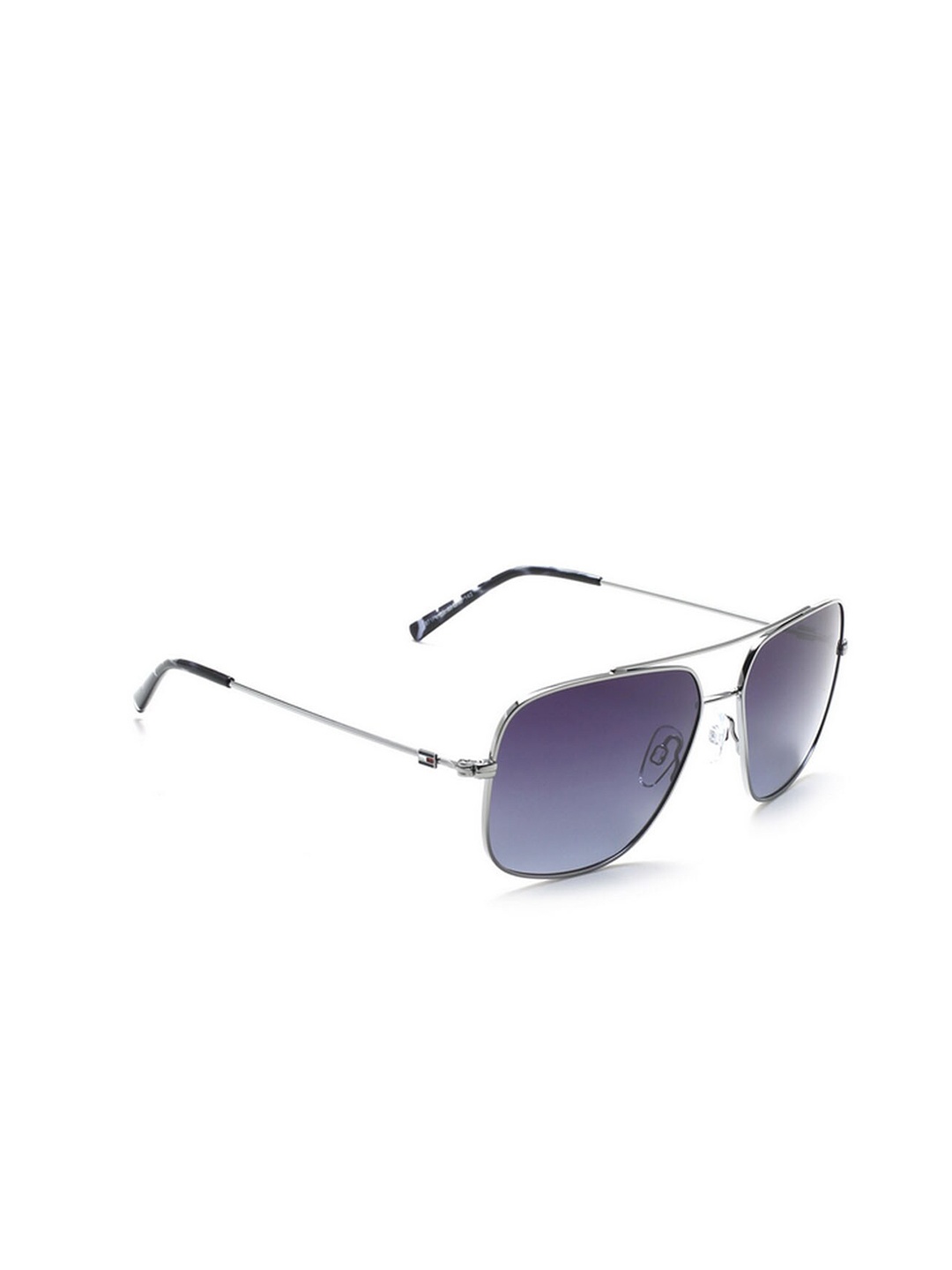 

Tommy Hilfiger Men Aviator Sunglasses With Polarised & UV Protected Lens TH 871PL C3 S, Blue