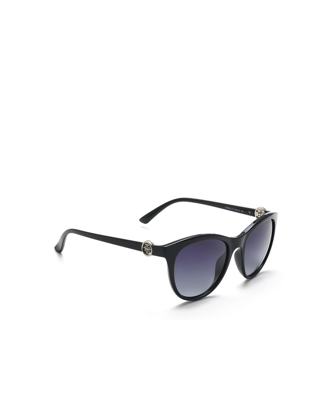 

Tommy Hilfiger Unisex Oval Sunglasses with Polarised and UV Protected Lens, Grey