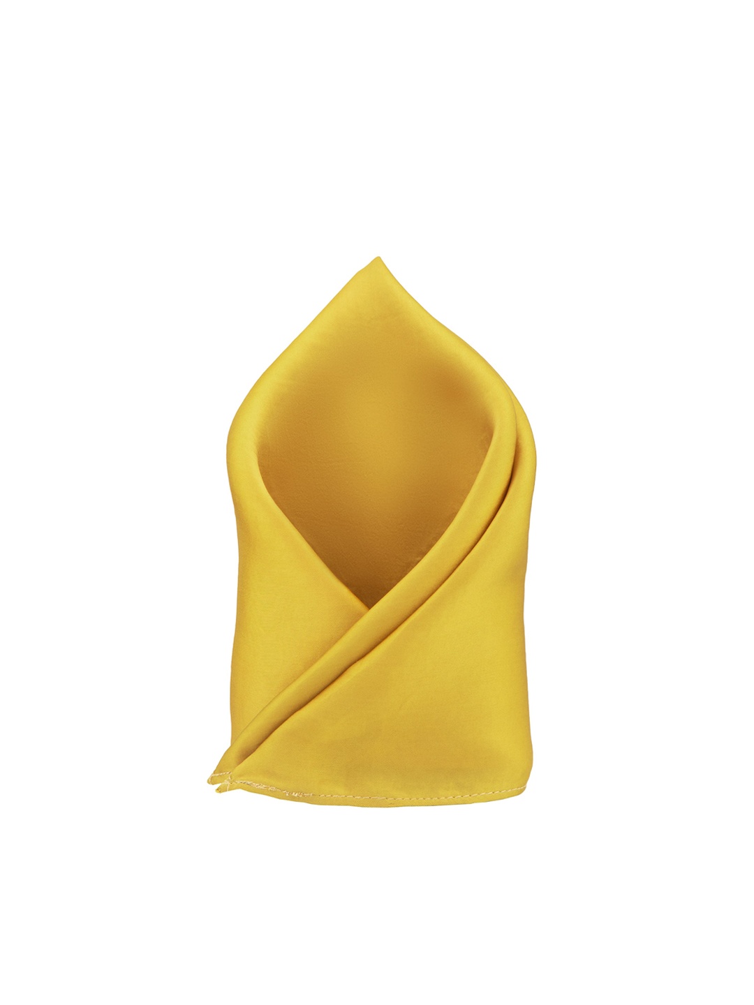 

The Tie Hub Pure Silk Pocket Squares, Mustard