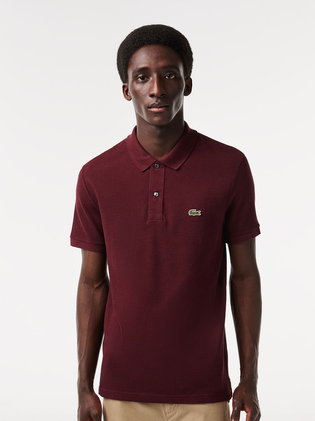 

Lacoste Polo Collar Slim Fit T-shirt, Red