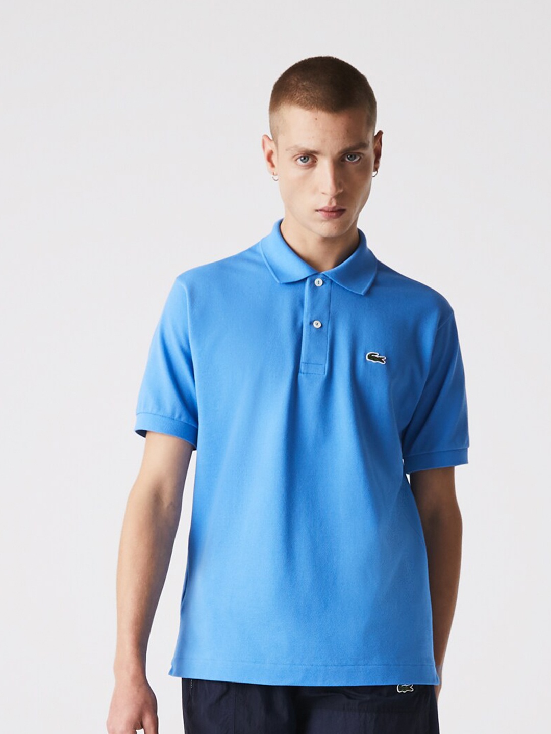 

Lacoste Polo Collar Pure Cotton T-shirt, Blue