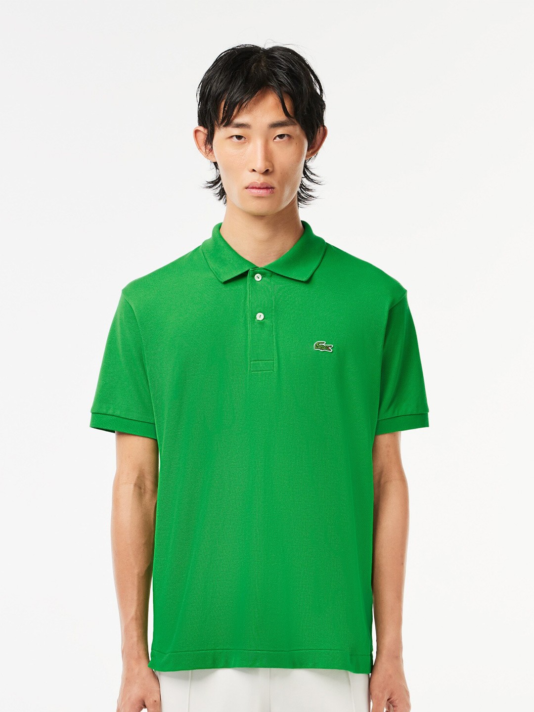 

Lacoste Pure Cotton Polo Collar T-Shirt, Green