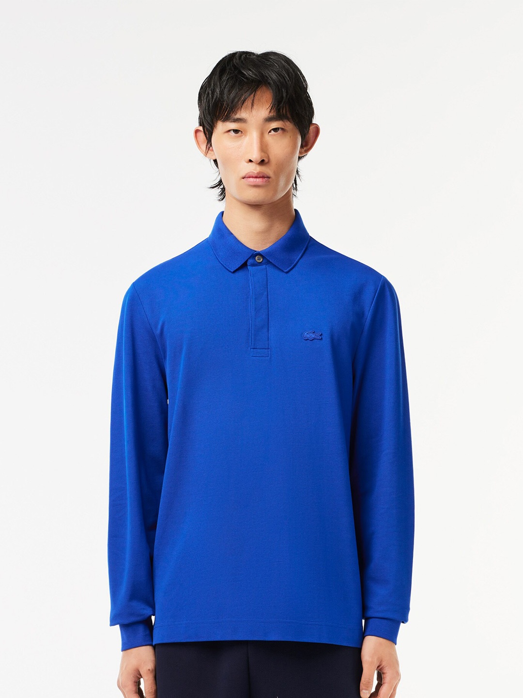 

Lacoste Polo Collar Long Sleeves T-shirt, Blue