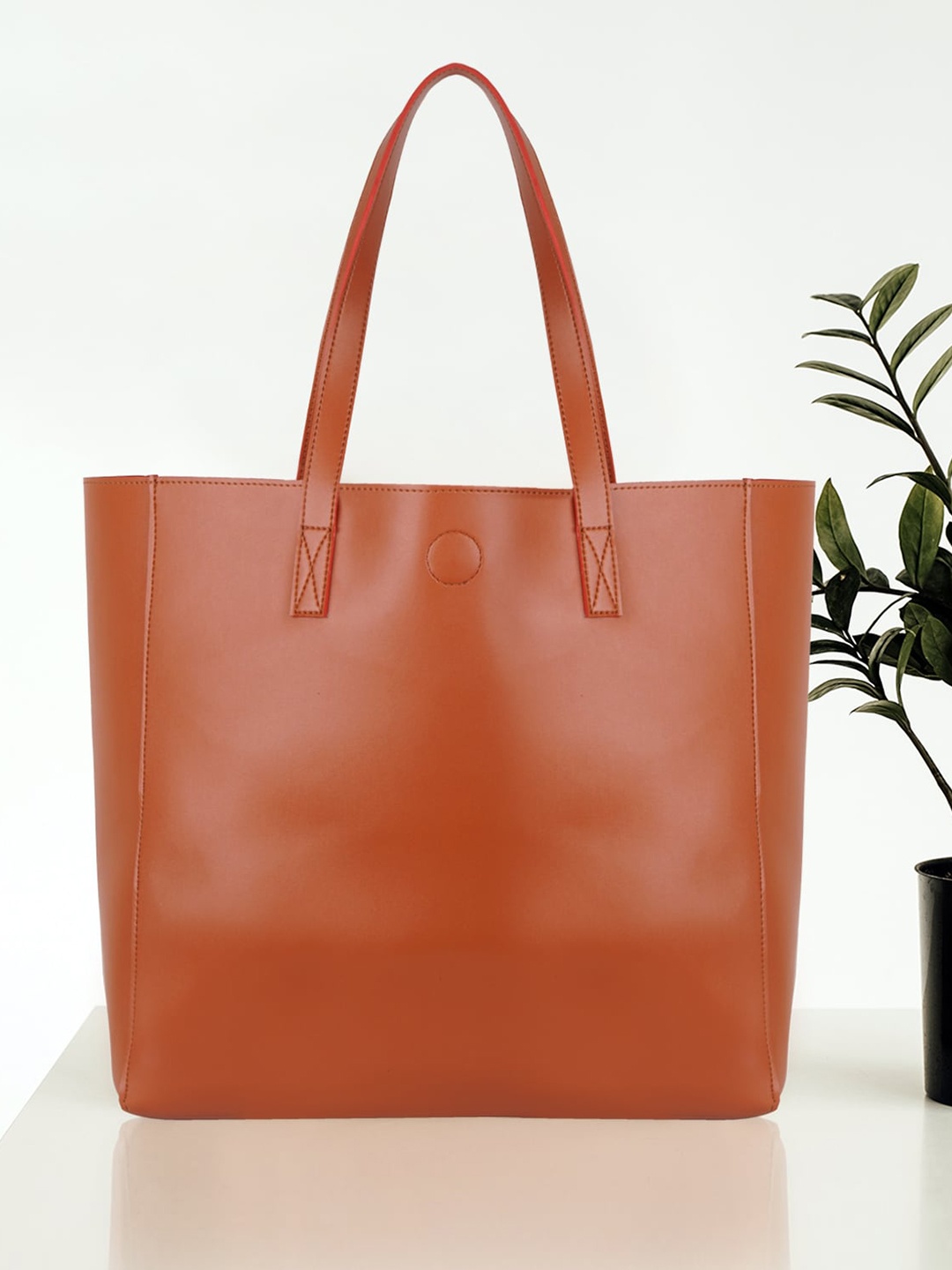 

Anna Claire Oversized Shopper Tote Bag, Tan