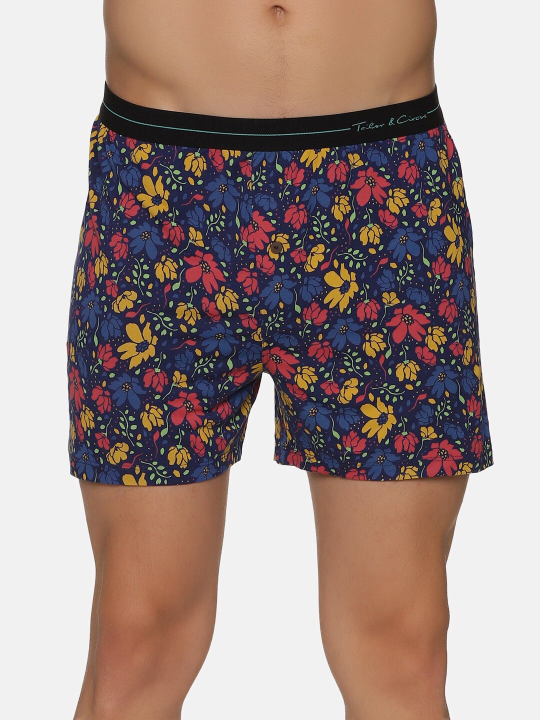 

Tailor & Circus Printed Anti-Bacterial Puresoft Boxers BX_1PK_GE, Blue