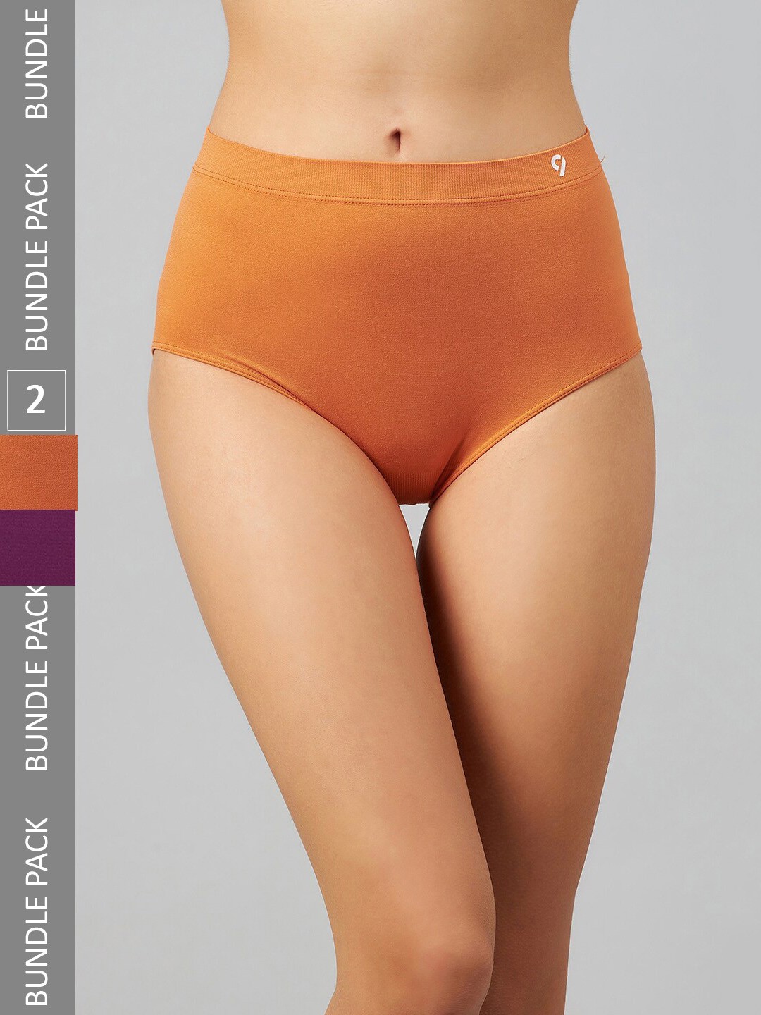 

C9 AIRWEAR Women Pack Of 2 High-Rise Hipster Briefs, Purple