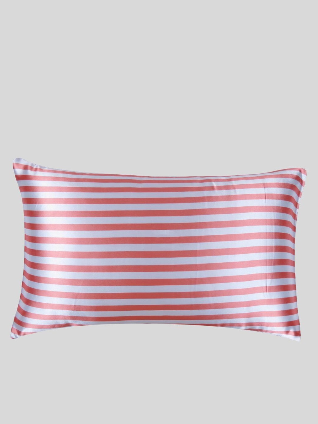

OUSSUM Pink Satin Rectangle Pillow Cover