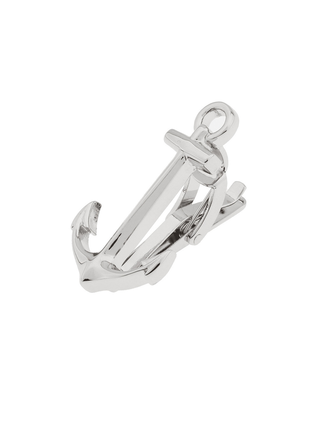 

The Tie Hub Men Anchor-Charm Brooch, Silver