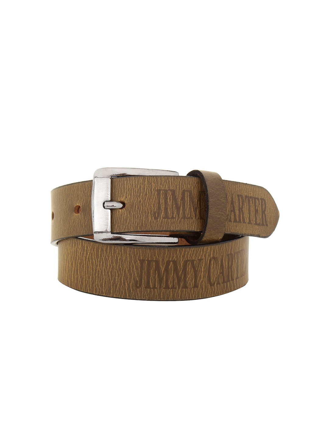 

Zacharias Boys Printed Casual Leather Belt, Tan