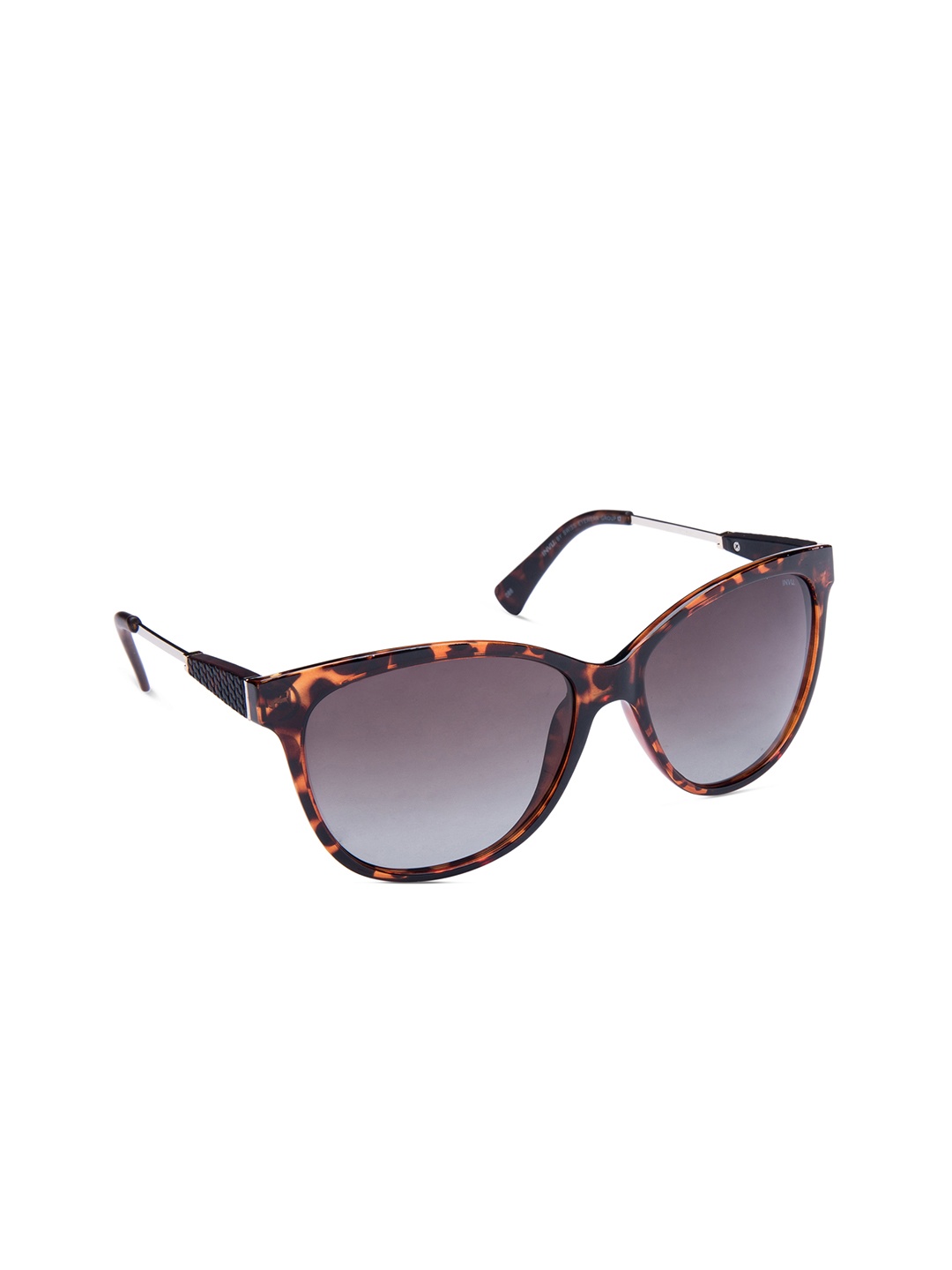 

INVU Women Cateye Sunglasses, Brown