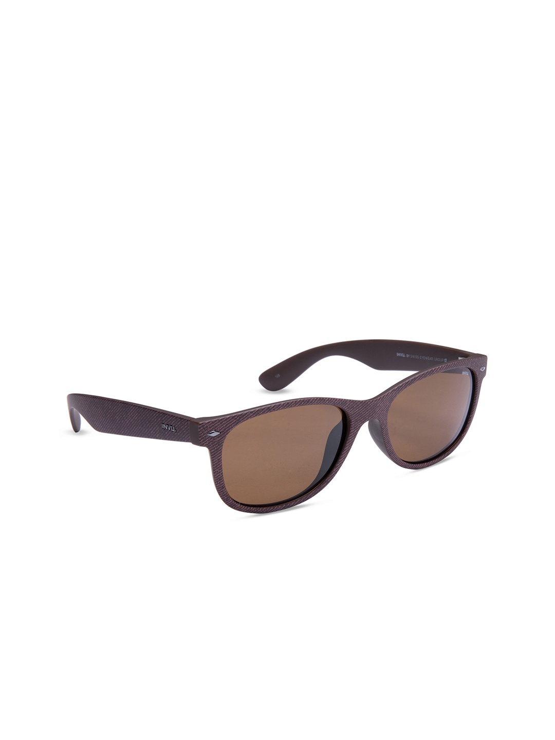 

INVU Unisex Wayfarer Sunglasses, Brown