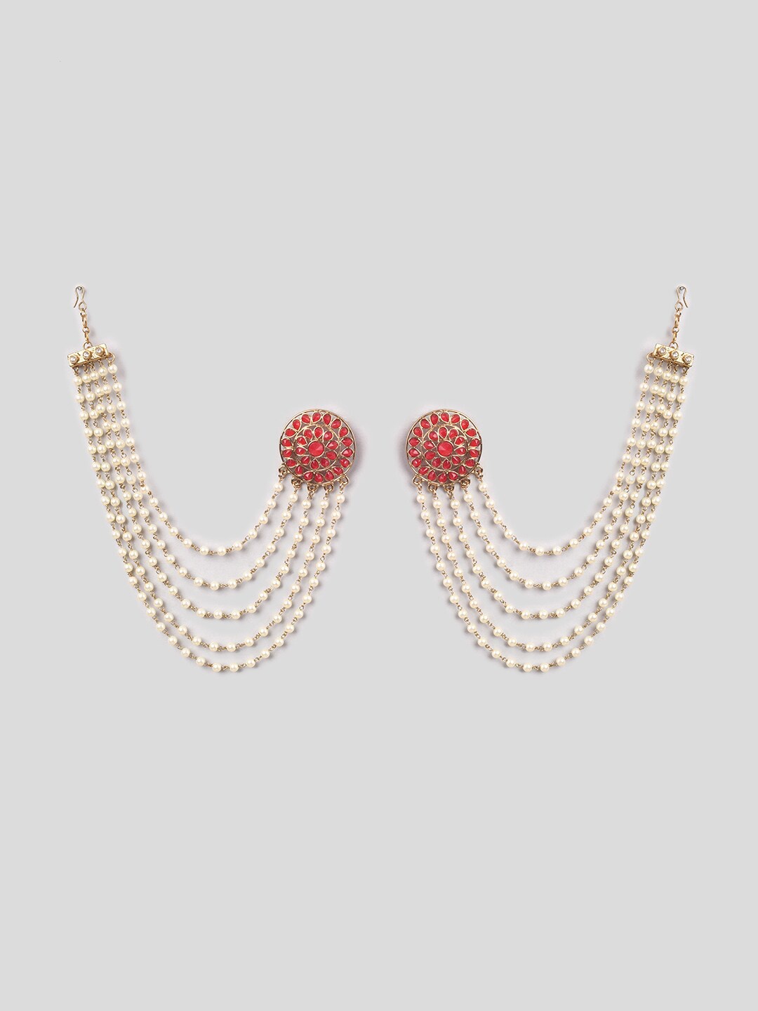 

phuljhadi Gold-Plated Contemporary Ear Cuff Earrings