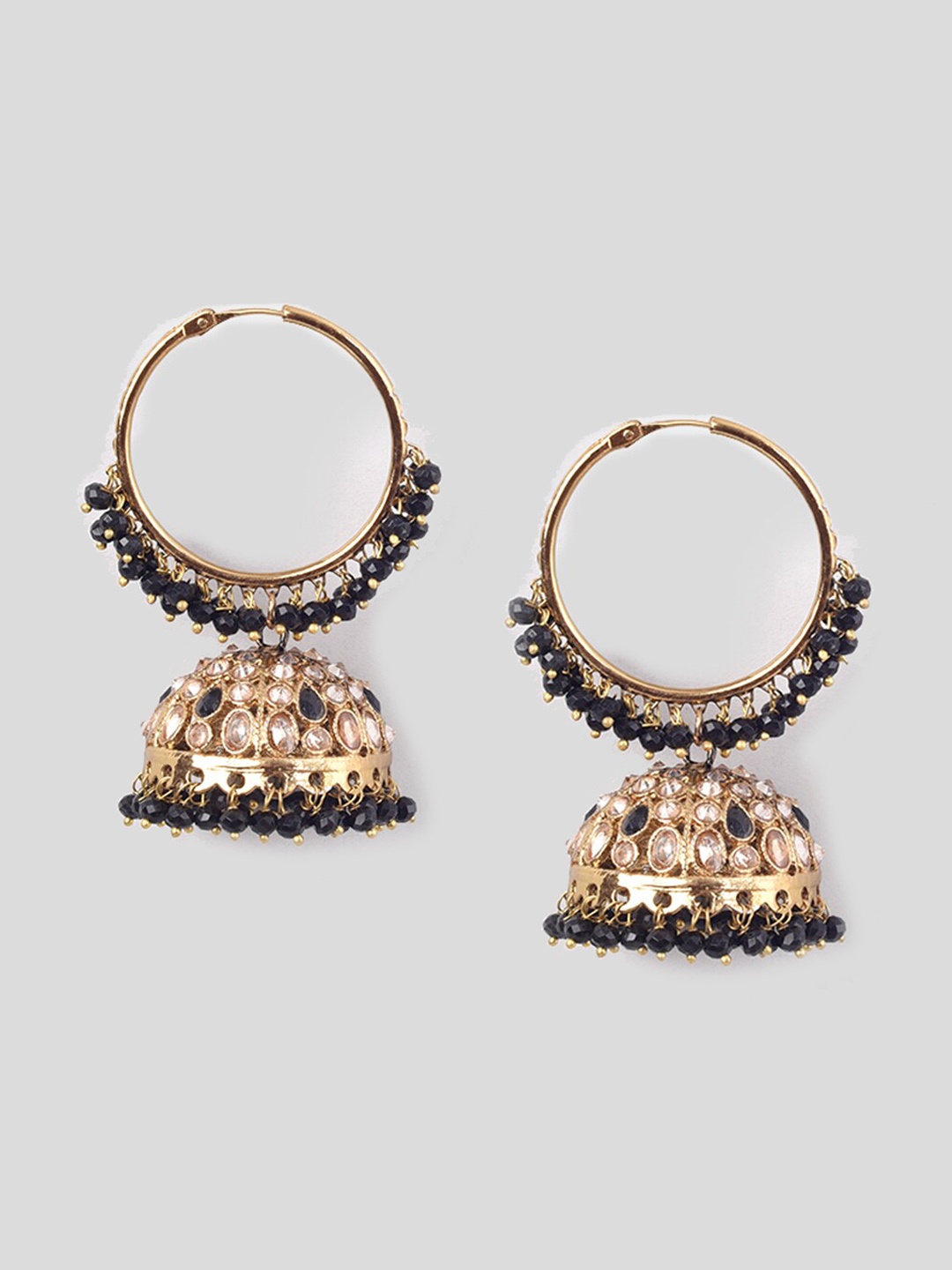 

phuljhadi Gold-Plated Contemporary Jhumkas Earrings