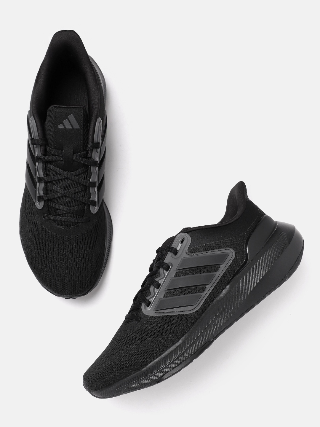 

ADIDAS Men Ultrabounce Cushioned Running Shoes, Black