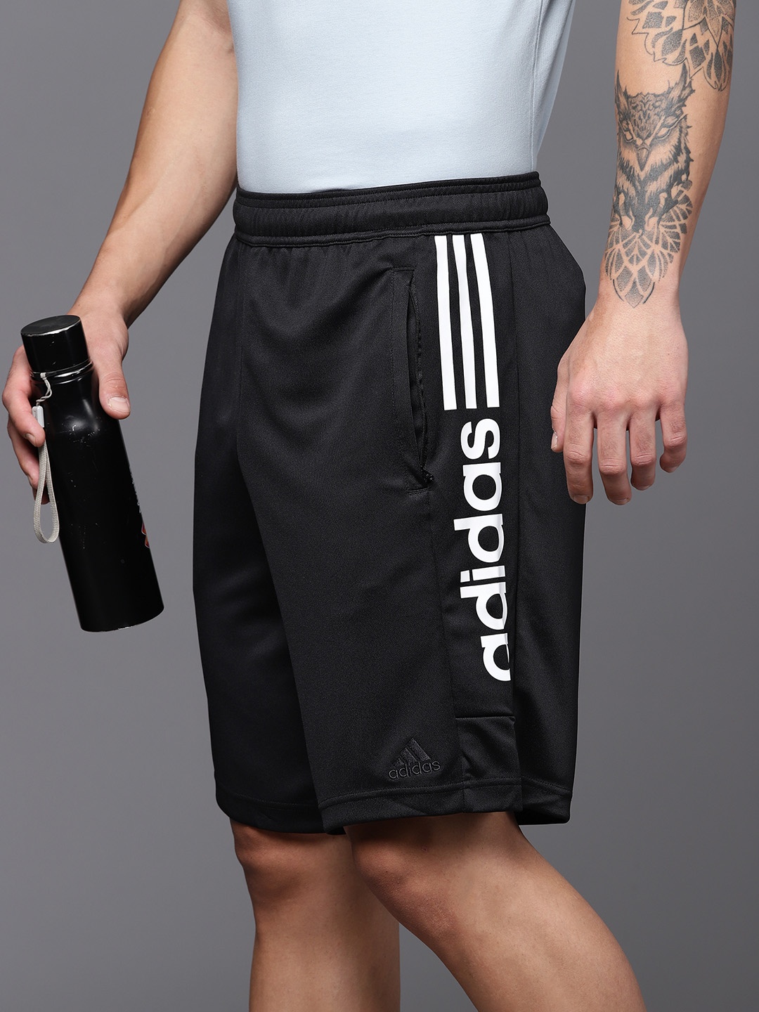 

ADIDAS Men 3-Stripes Aeroready TIRO WM Sports Shorts, Black
