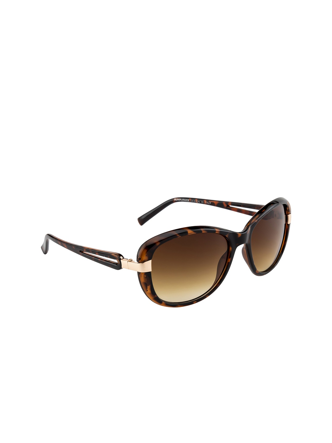 

DressBerry Women Square Sunglasses with UV Protected Lens DB-P8560-C4-, Brown