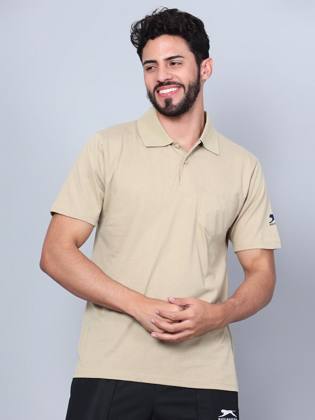 

Shiv Naresh Polo Collar T-shirt, Khaki