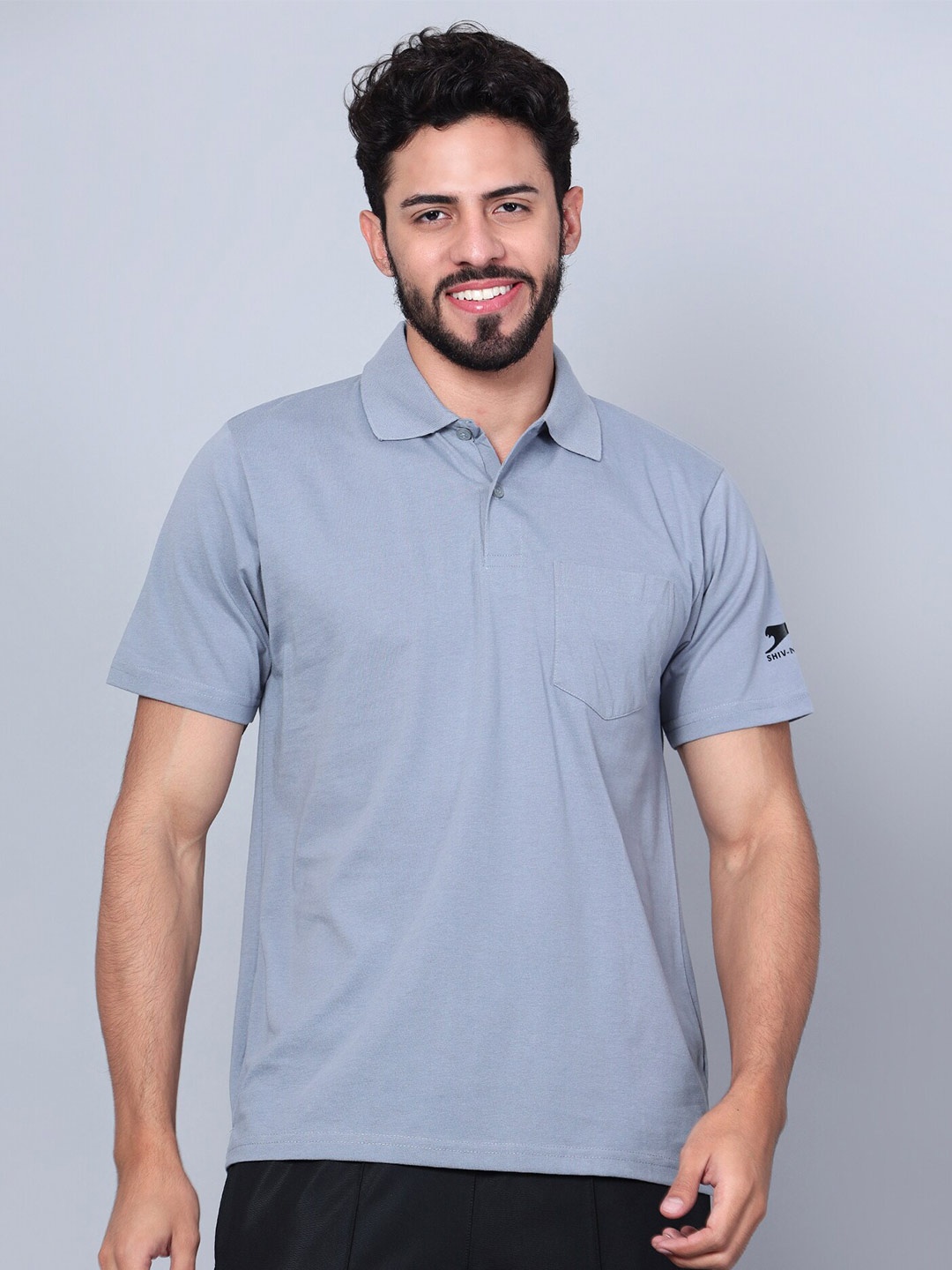 

Shiv Naresh Polo Collar Regular Fit Casual T-Shirt, Grey