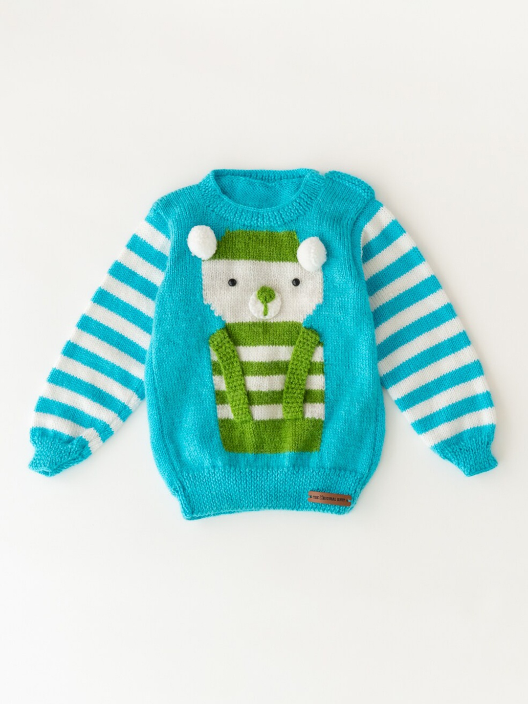 

The Original Knit Infant Kids Striped Pullover Sweater, Blue