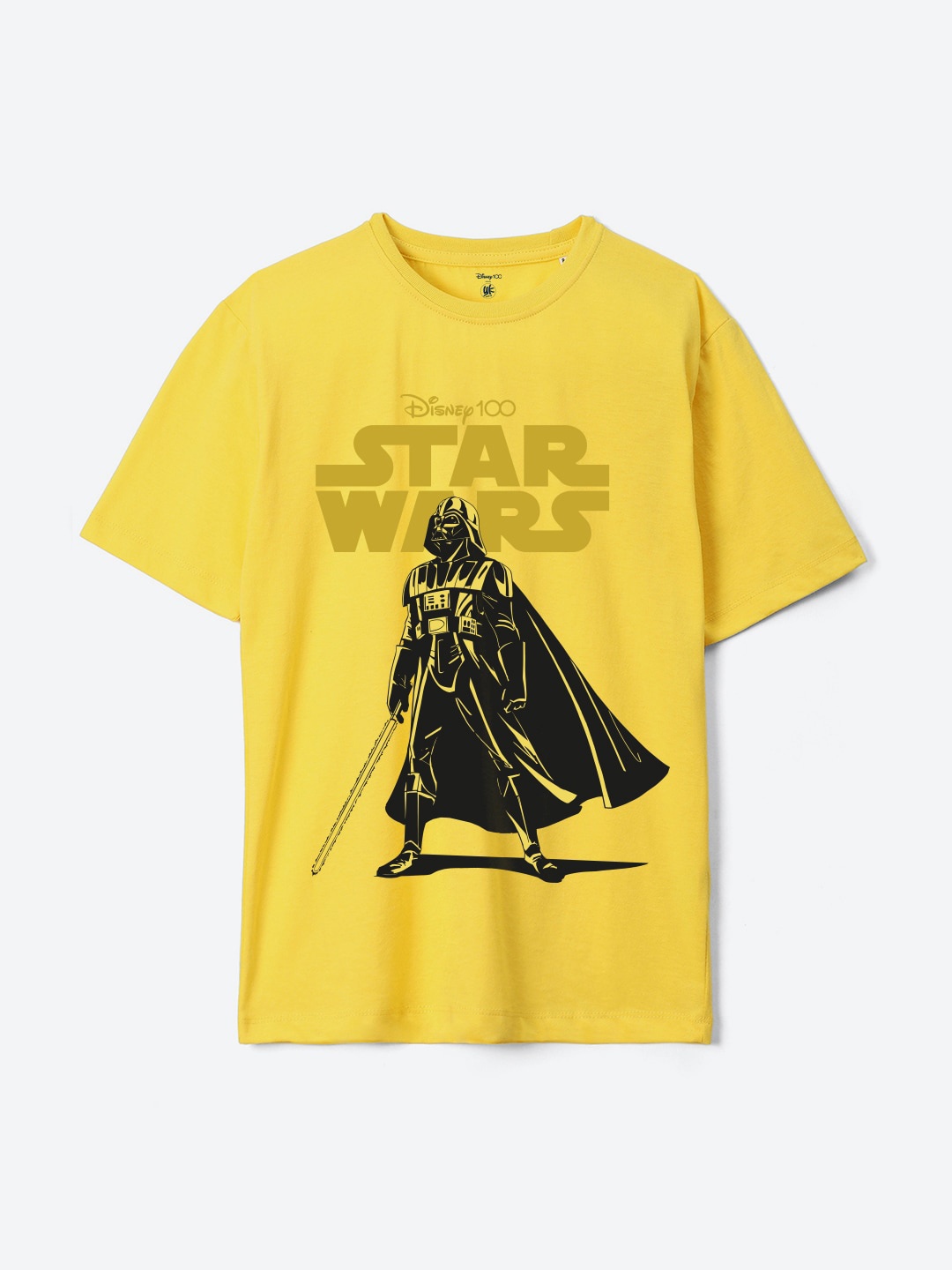 

YK Star Wars Boys Star Wars Printed Pure Cotton T-shirt, Yellow