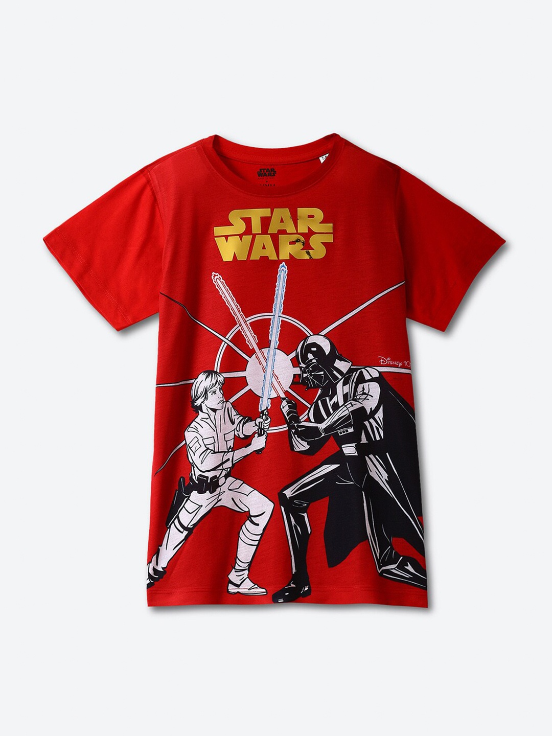 

YK Star Wars Boys Red Printed T-shirt