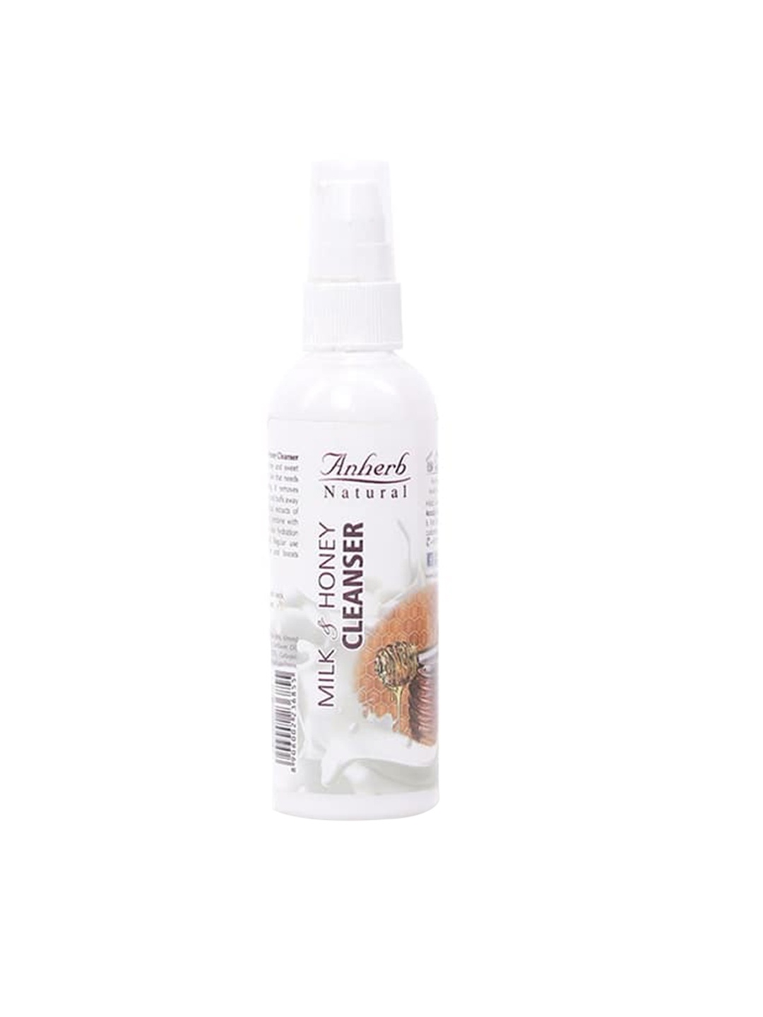 

Anherb Natural Milk & Honey Cleanser For Nourishing Skin with Aloe Vera - 100ml, White
