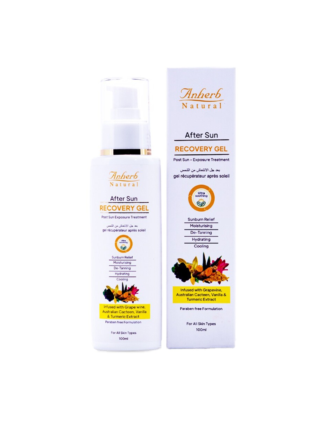 

Anherb Natural After Sun Recovery Gel - 100 ml, White