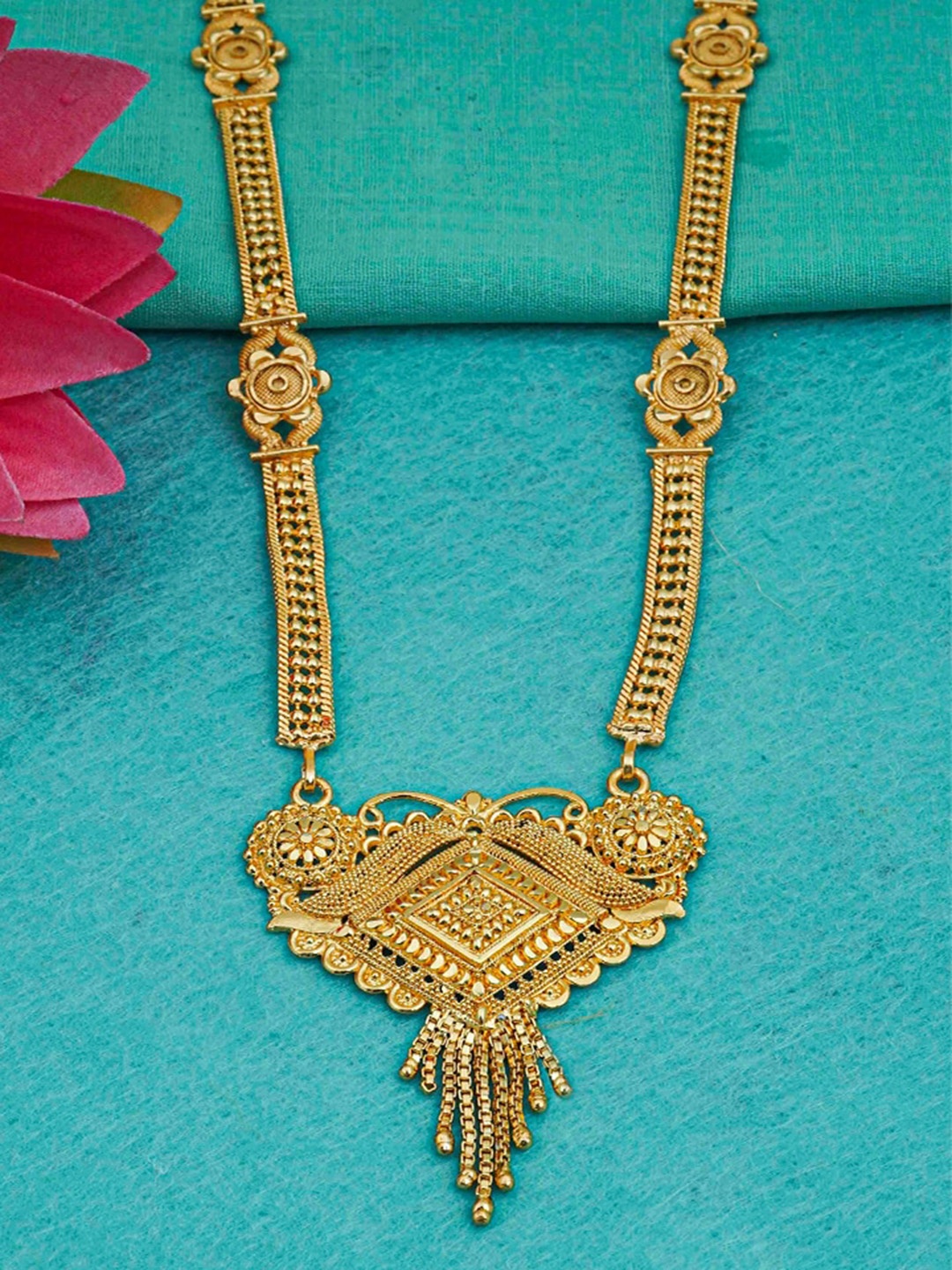 

Ramdev Art Fashion Jwellery Gold-Plated Mangalsutra