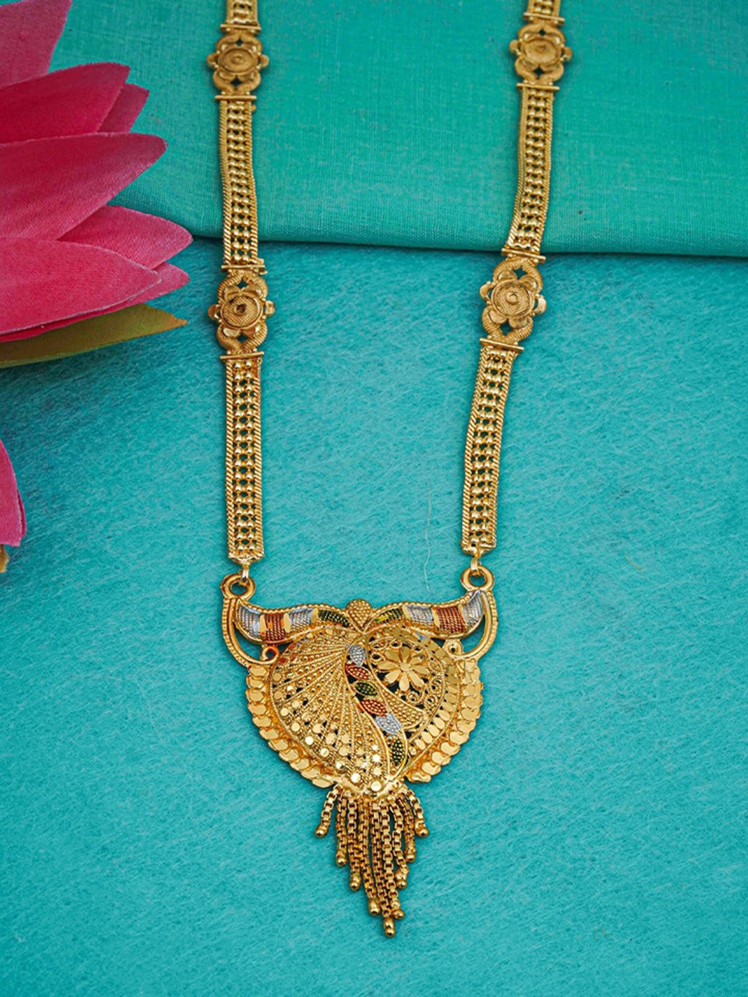 

Ramdev Art Fashion Jwellery Gold-Plated Mangalsutra