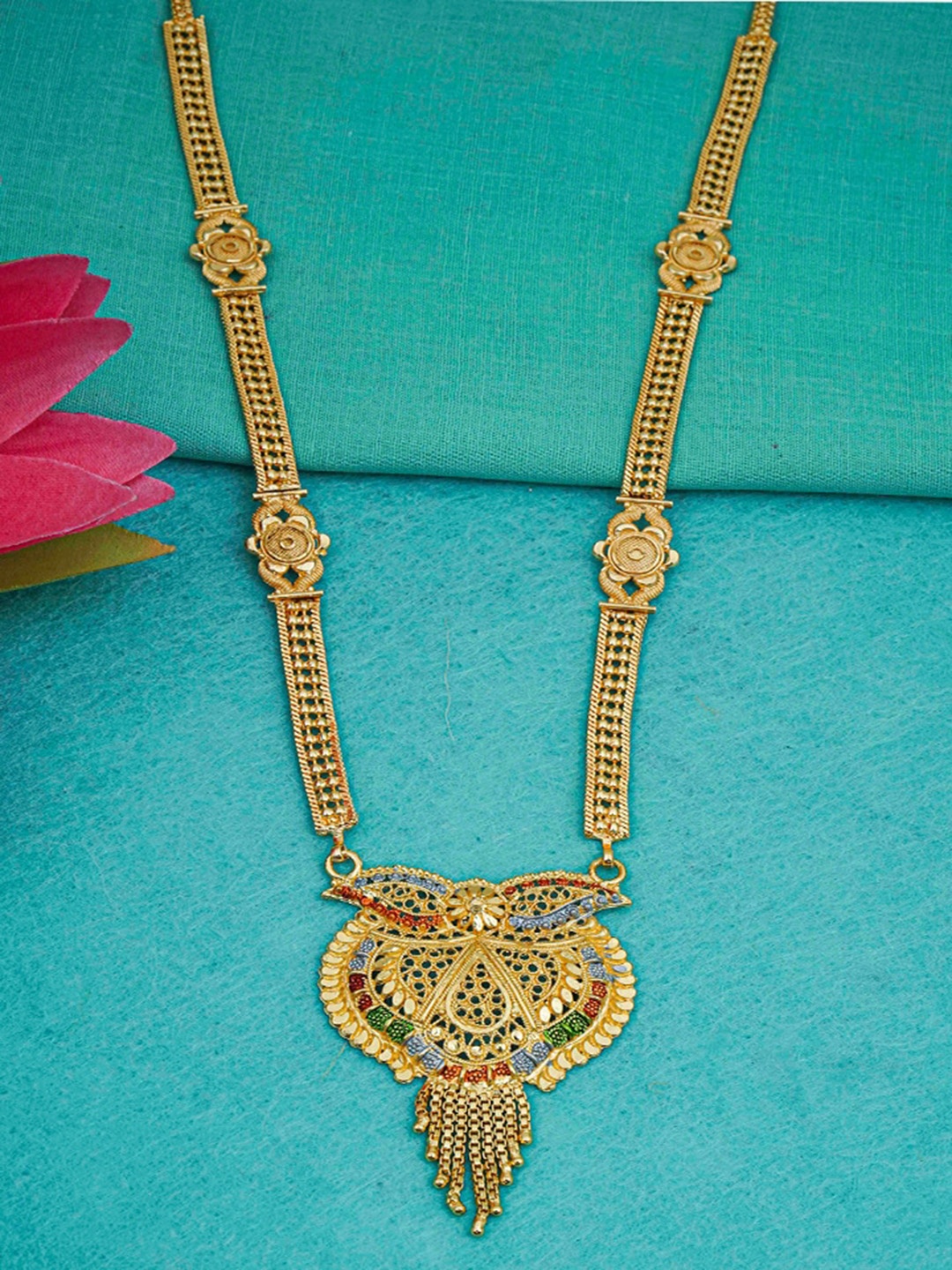 

Ramdev Art Fashion Jwellery Gold-Plated Mangalsutra