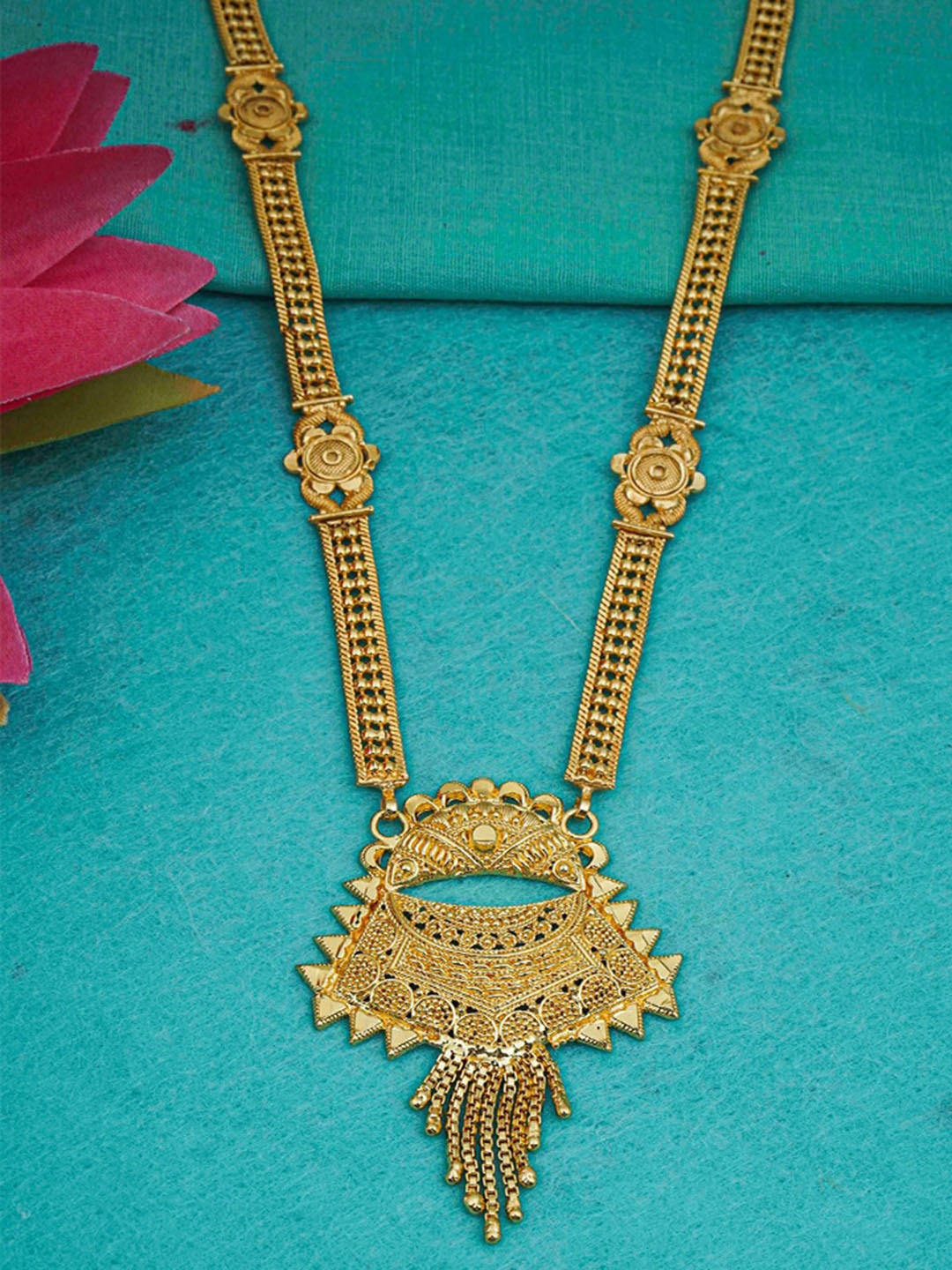 

Ramdev Art Fashion Jwellery Gold-Plated Mangalsutra
