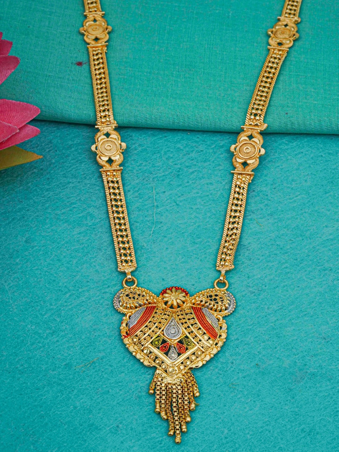 

Ramdev Art Fashion Jwellery Gold-Plated Mangalsutra