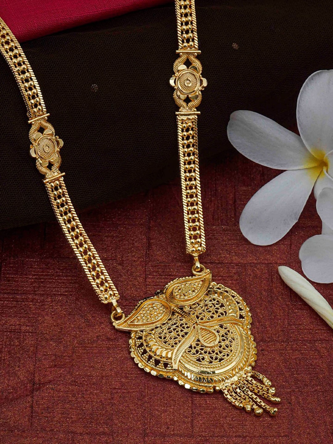 

Ramdev Art Fashion Jwellery Gold-Plated Mangalsutra