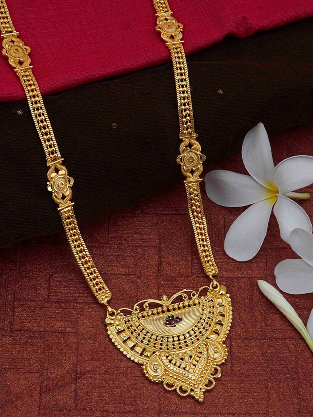 

Ramdev Art Fashion Jwellery Gold-Plated Mangalsutra