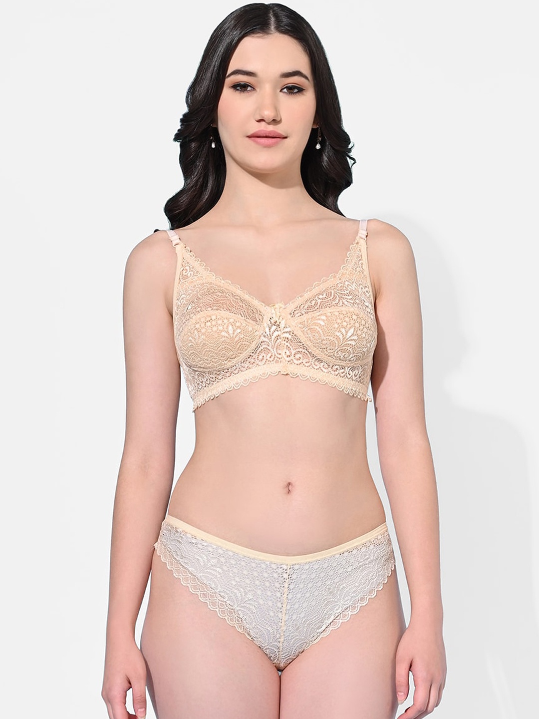 

FIMS Self-Design Lingerie Set, Beige