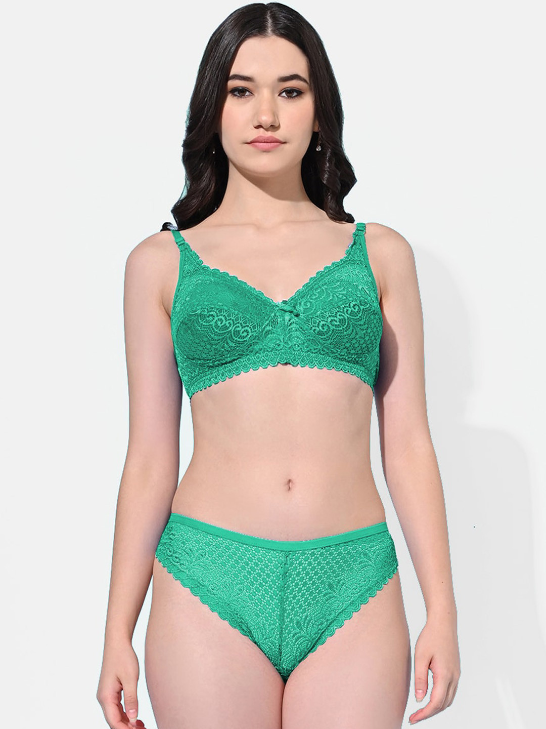 

FIMS Self-Design Lingerie Set, Green